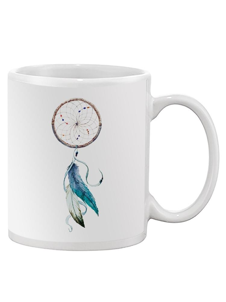 Dream Catcher. Blue Feathers. Mug Unisex's -Image by Shutterstock