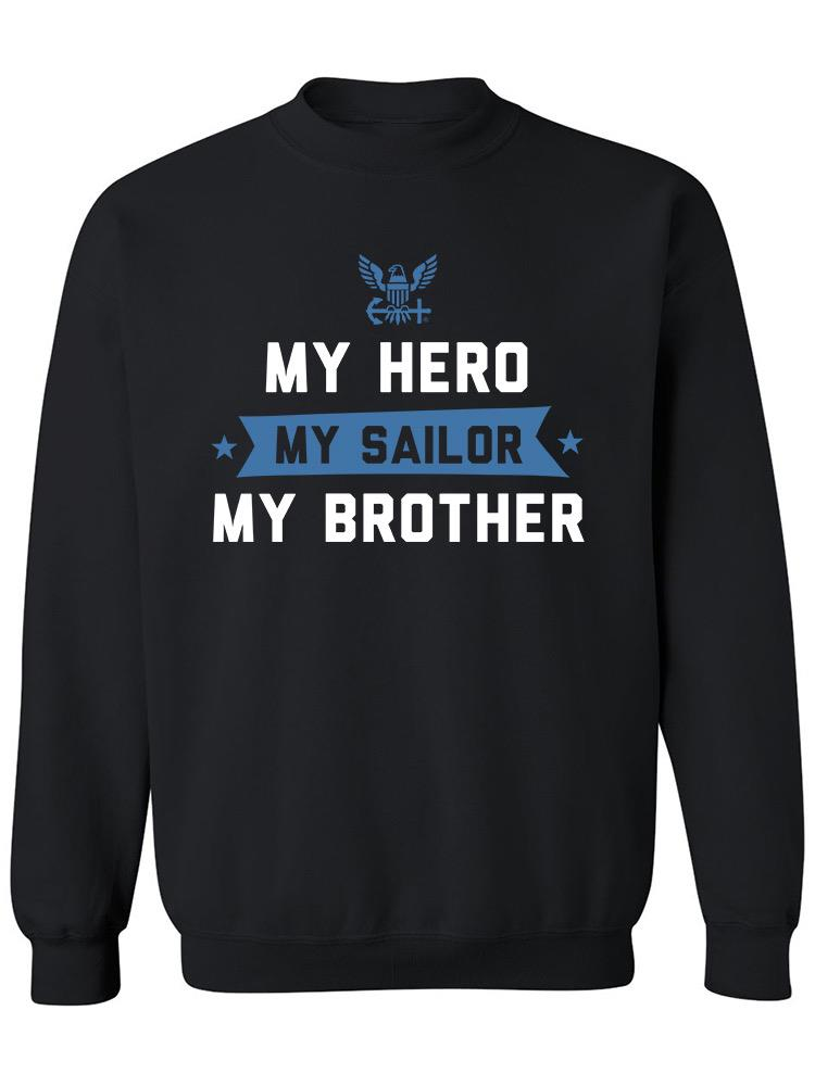 Dad Sailor Brother Sweatshirt Women's -Navy Designs