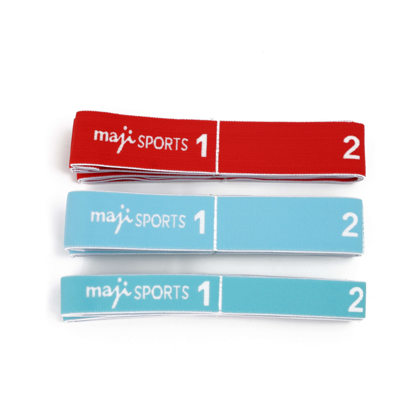 Maji Sports Elastic Yoga Straps (Set Of Three)